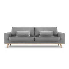 Sofa Micadoni Tugela, 236x93x83 cm, pilka kaina ir informacija | Sofos | pigu.lt