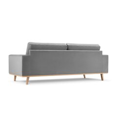 Sofa Micadoni Tugela, 236x93x83 cm, pilka kaina ir informacija | Sofos | pigu.lt