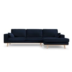 Sofa Micadoni Tugela, 281x154x83 cm, mėlyna kaina ir informacija | Sofos | pigu.lt