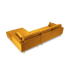 Sofa Micadoni Tugela, 281x154x83 cm, geltona kaina ir informacija | Sofos | pigu.lt