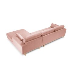 Sofa Micadoni Tugela, 281x154x83 cm, rožinė kaina ir informacija | Sofos | pigu.lt