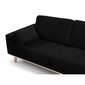 Sofa Micadoni Tugela, 281x154x83 cm, juoda kaina ir informacija | Sofos | pigu.lt