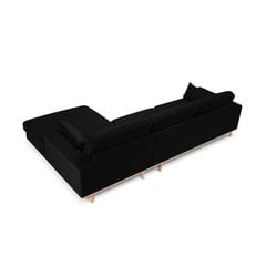 Sofa Micadoni Tugela, 281x154x83 cm, juoda kaina ir informacija | Sofos | pigu.lt