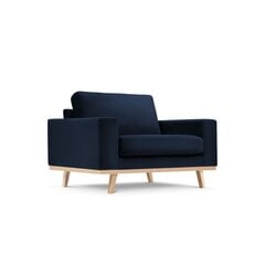Fotelis Tugela, 121x93x83 cm, tamsiai mėlynas kaina ir informacija | Svetainės foteliai | pigu.lt