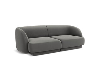 Sofa Micadoni Home Miley 184x85x74 cm, pilka kaina ir informacija | Sofos | pigu.lt