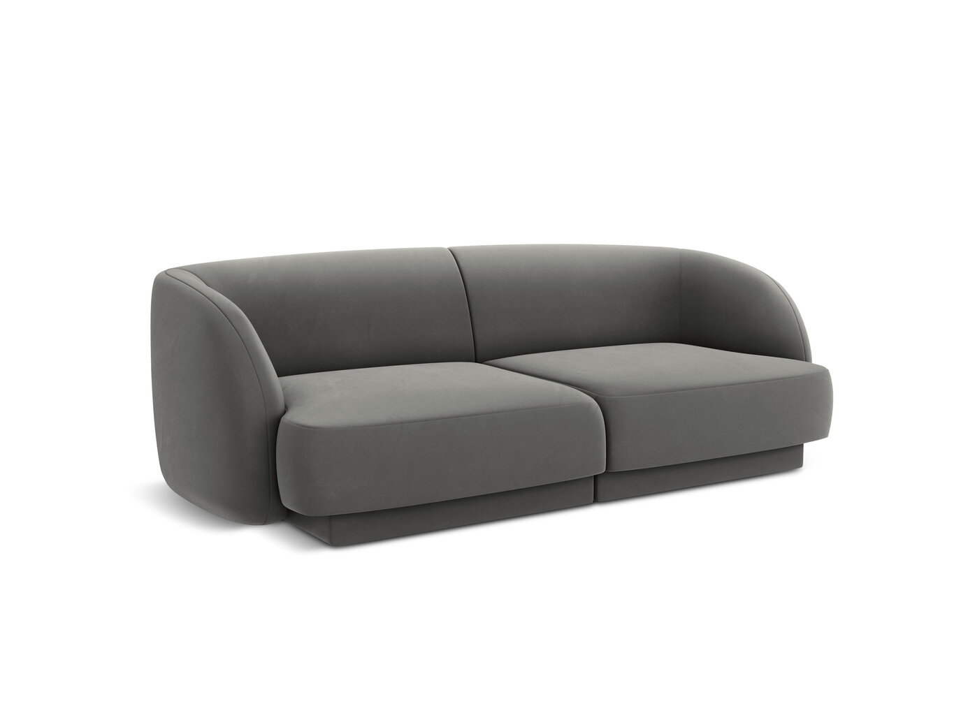 Sofa Micadoni Home Miley 184x85x74 cm, pilka цена и информация | Sofos | pigu.lt