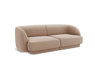 Sofa Micadoni Home Miley 184x85x74 cm, ruda kaina ir informacija | Sofos | pigu.lt