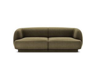 Sofa Micadoni Home Miley 184x85x74 cm, ruda kaina ir informacija | Sofos | pigu.lt