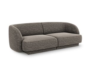 Sofa Micadoni Home Miley 184x85x74 cm, ruda kaina ir informacija | Sofos | pigu.lt