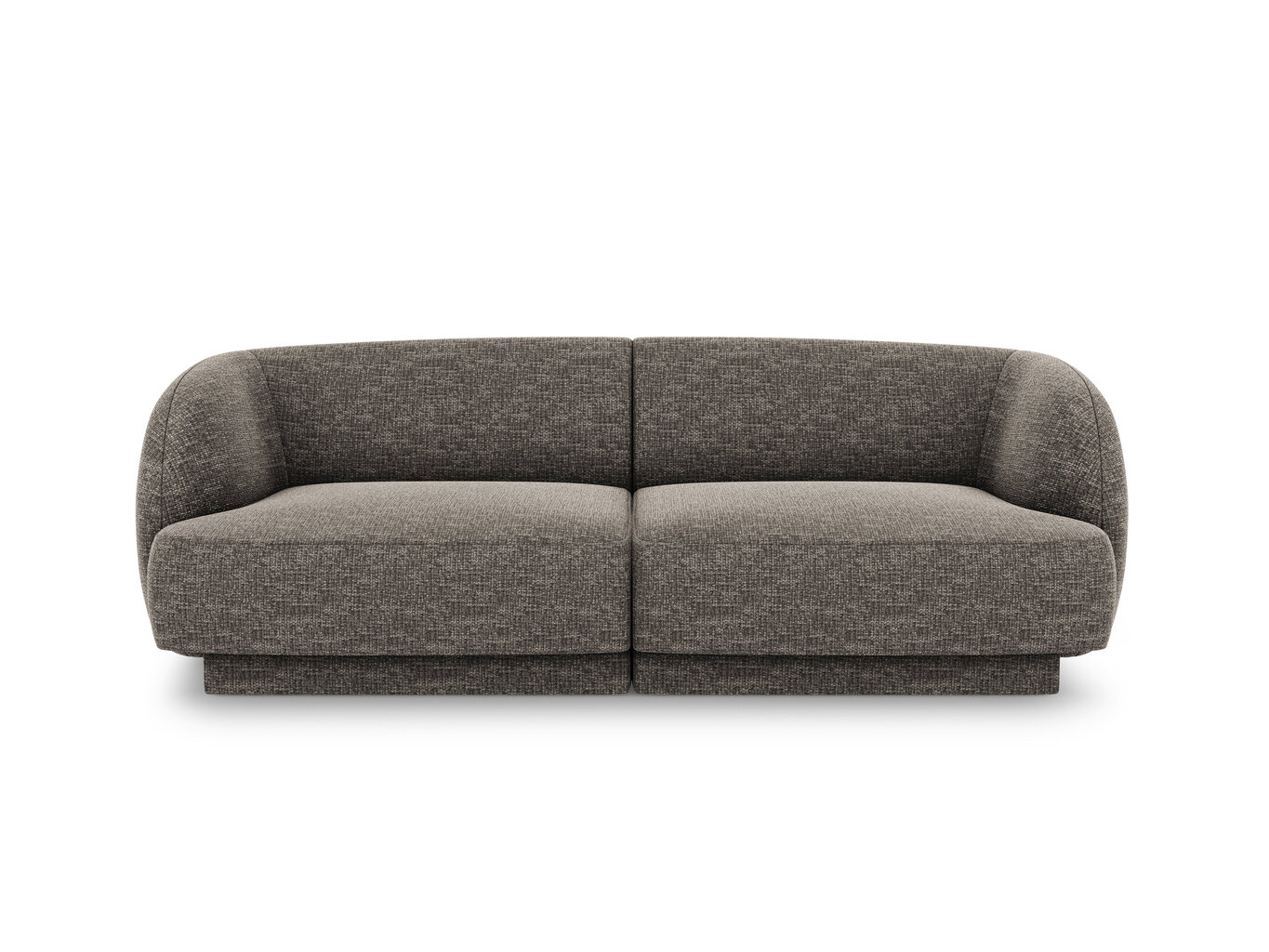 Sofa Micadoni Home Miley 184x85x74 cm, ruda kaina ir informacija | Sofos | pigu.lt