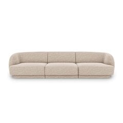 Sofa Miley, 259x85x74 cm, ruda kaina ir informacija | Sofos | pigu.lt