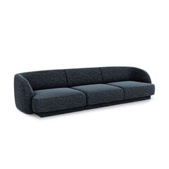 Sofa Miley, 259x85x74 cm, mėlyna kaina ir informacija | Sofos | pigu.lt