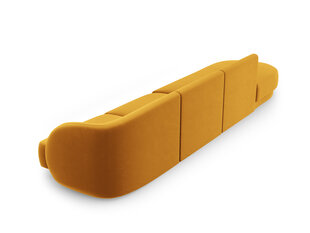 Sofa Micadoni Home Miley left, 302x85x74 cm, geltona kaina ir informacija | Sofos | pigu.lt