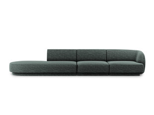 Sofa Micadoni Home Miley left, 302x85x74 cm, ruda kaina ir informacija | Sofos | pigu.lt