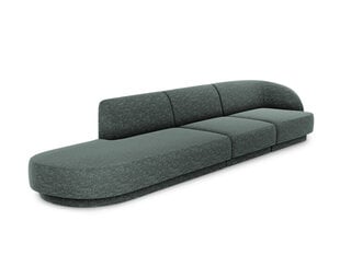 Sofa Micadoni Home Miley left, 302x85x74 cm, ruda kaina ir informacija | Sofos | pigu.lt