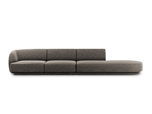 Sofa Micadoni Home Miley right, 302x85x74 cm, pilka kaina ir informacija | Sofos | pigu.lt