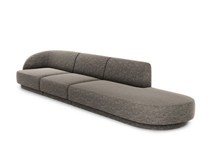 Sofa Micadoni Home Miley right, 302x85x74 cm, pilka kaina ir informacija | Sofos | pigu.lt