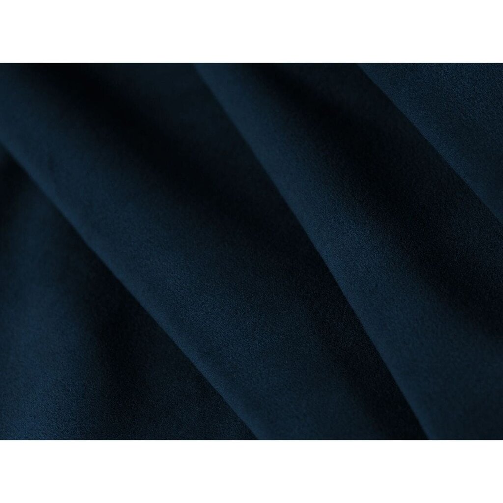 Aksominė simetrinė kampinė sofa Micadoni Miley, 252 x 252 x 74, mėlyna kaina ir informacija | Sofos | pigu.lt