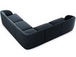 Simetrinė kampinė sofa Micadoni Miley, 252 x 252 x 74, mėlyna цена и информация | Sofos | pigu.lt