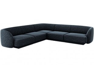 Simetrinė kampinė sofa Micadoni Miley, 252 x 252 x 74, mėlyna kaina ir informacija | Sofos | pigu.lt