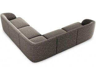 Simetrinė kampinė sofa Micadoni Miley, 252 x 252 x 74, pilka kaina ir informacija | Sofos | pigu.lt