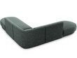 Simetrinė kampinė sofa Micadoni Miley, 220 x 220 x 74, žalia kaina ir informacija | Sofos | pigu.lt