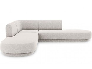 Simetrinė kampinė sofa Micadoni Miley, 220 x 220 x 74, pilka kaina ir informacija | Sofos | pigu.lt