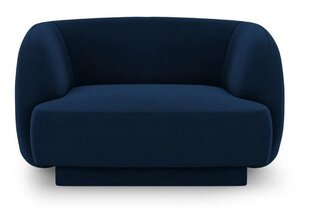 Бархатное кресло Micadoni Miley, 109 x 85 x 74, синий цвет цена и информация | Кресла в гостиную | pigu.lt