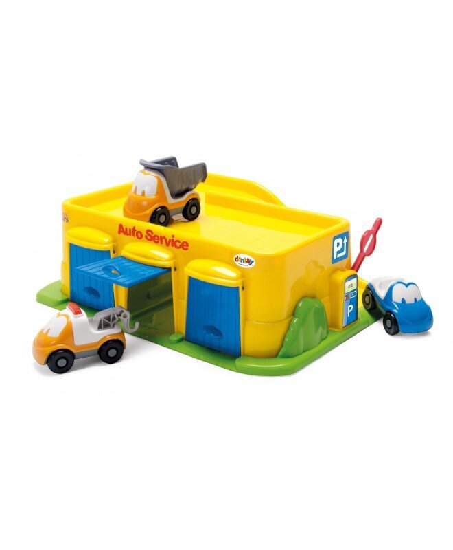 Garažas su automobiliais Dantoy цена и информация | Žaislai berniukams | pigu.lt