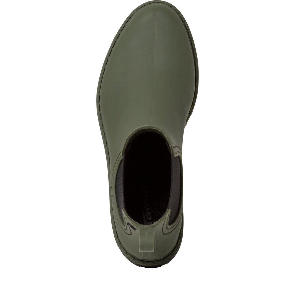 Tamaris moteriški lietaus batai, žali цена и информация | Guminiai batai moterims | pigu.lt