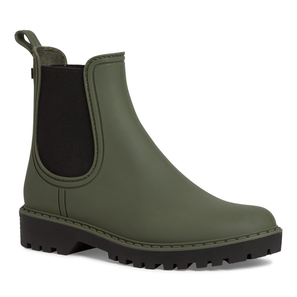 Tamaris moteriški lietaus batai, žali kaina ir informacija | Guminiai batai moterims | pigu.lt