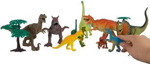 Figūrėlių rinkinys Dinozaurai, 12 d. kaina ir informacija | Lavinamieji žaislai | pigu.lt