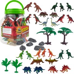 Figūrėlių rinkinys Dinozaurai Savage, 40 d. цена и информация | Развивающие игрушки | pigu.lt