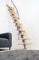 Moduliniai laiptai Vienna Minka sidabrinė, 294 cm kaina ir informacija | Laiptai | pigu.lt