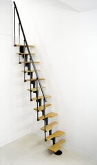 Moduliniai laiptai Vienna Minka juoda, 294 cm kaina ir informacija | Laiptai | pigu.lt