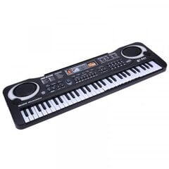 Детский синтезатор с микрофоном MQ-6106 / 61 клавиша / 16 тонов / 10 ритмов цена и информация | Развивающие игрушки | pigu.lt
