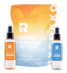 Два революционных двухфазных продукта для более интенсивного загара Byrokko Super Summer Set, 204 мл цена и информация | Кремы, лосьоны для тела | pigu.lt