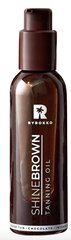 Itin greitai veikiantis bronzinantis aliejus Byrokko Shine Brown Chocolate Oil, 145 ml kaina ir informacija | Savaiminio įdegio kremai | pigu.lt