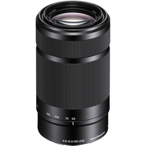 Sony E 55-210mm f/4.5-6.3 OSS, Juoda цена и информация | Objektyvai | pigu.lt