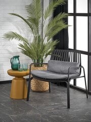 Кресло для отдыха Melby, черное цена и информация | Кресла в гостиную | pigu.lt