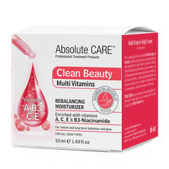 Drėkinantis dieninis kremas veidui Absolute Care Multi Vitamins, 50 ml kaina ir informacija | Veido kremai | pigu.lt