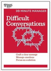 Difficult Conversations (HBR 20-Minute Manager Series) цена и информация | Книги по экономике | pigu.lt