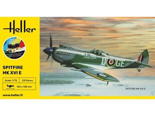 Heller - Spitfire Mk XVI E подарочный набор, 1/72, 56282 цена и информация | Конструкторы и кубики | pigu.lt