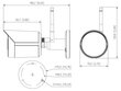 IP KAMERA IPC-HFW1230DS-SAW-0360B Wi-Fi - 1080p 3.6 mm DAHUA kaina ir informacija | Stebėjimo kameros | pigu.lt