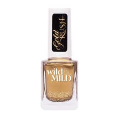 Nagų lakas Wild & Mild Gold Rush GR04 Gold Flakes, 12 ml цена и информация | Лаки, укрепители для ногтей | pigu.lt