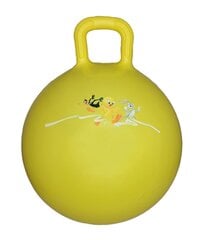 Hopping Ball Fun Ball, yellow 45cm GT69913 цена и информация | Гимнастические мячи | pigu.lt