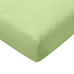 Простыня с резиной 140x70 см, зеленая цена и информация | Простыни | pigu.lt