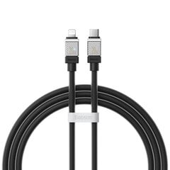 Кабель Baseus cable CoolPlay USB-C - Lightning 20Вт, черный, 1 м цена и информация | Кабели для телефонов | pigu.lt