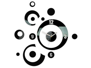 Sieninis laikrodis PlanetBlack цена и информация | Часы | pigu.lt