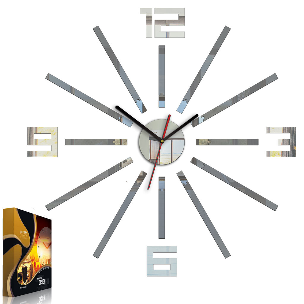 Sieninis laikrodis SheenGray&Mirror цена и информация | Laikrodžiai | pigu.lt